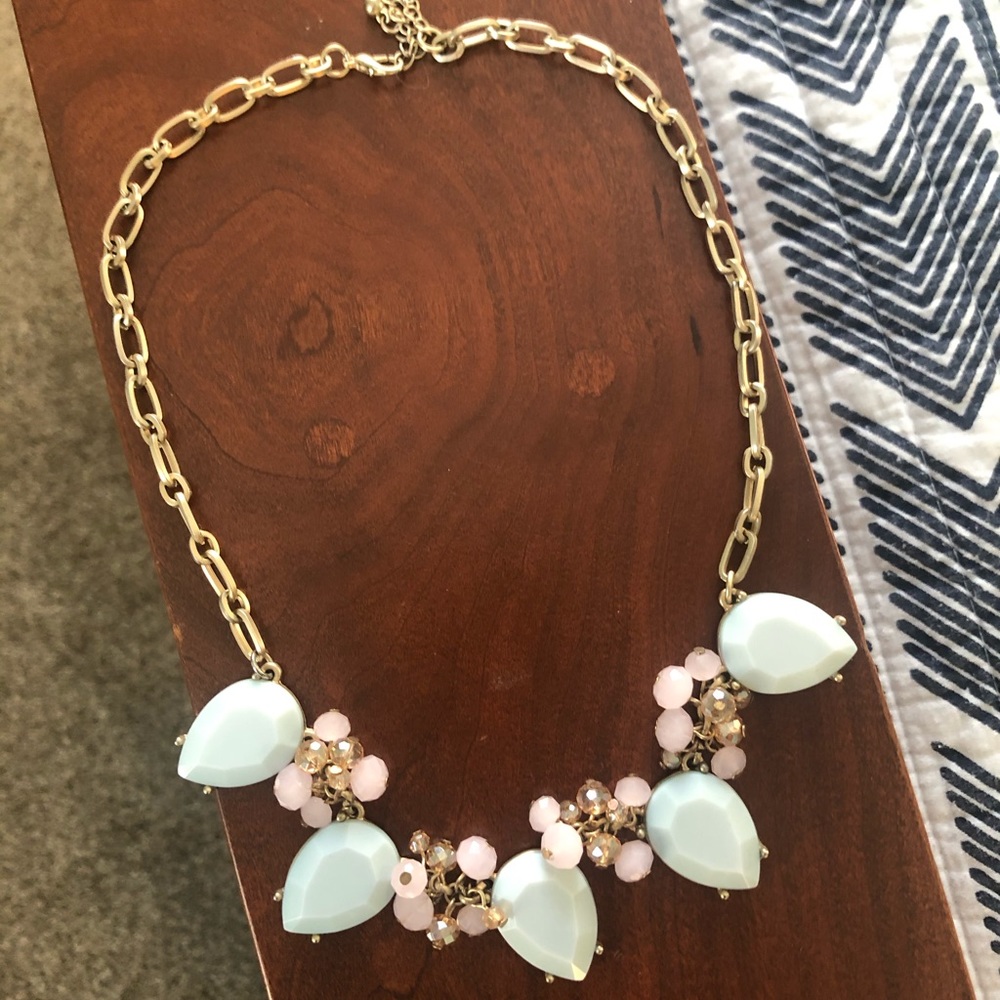 Princeton teardrop cluster necklace